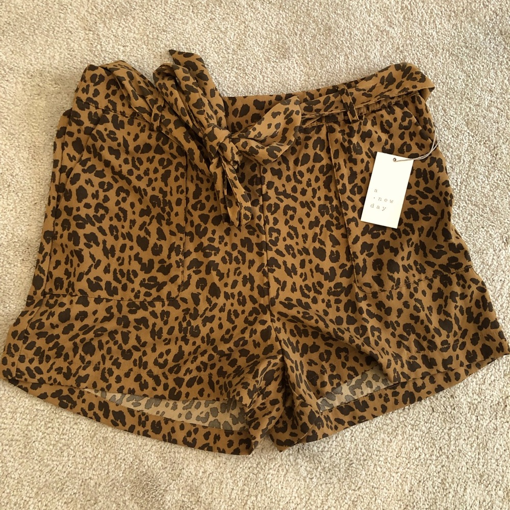 NWT cheetah print shorts from target
